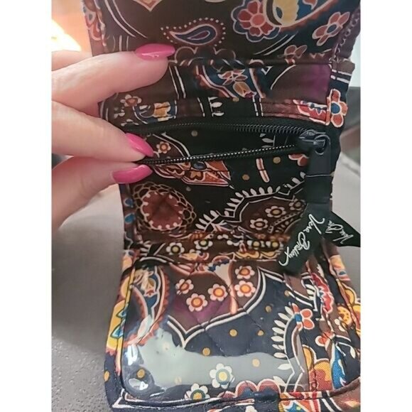 Vera Bradley Wallet Trifold Hook And Loop ID Window‎ Pockets Coin Holder - Picture 6 of 13